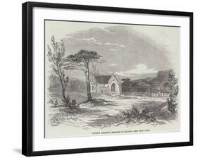 Church Recently Erected in Ceylon-null-Framed Giclee Print