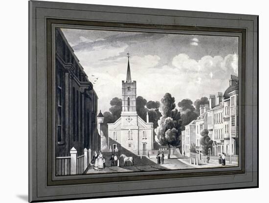 Church Row, Hampstead, London, C1830-L Garne-Mounted Giclee Print