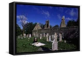 Church Ruins, Dysert O'Dea in Burren, Ireland, 12th Century-null-Framed Stretched Canvas