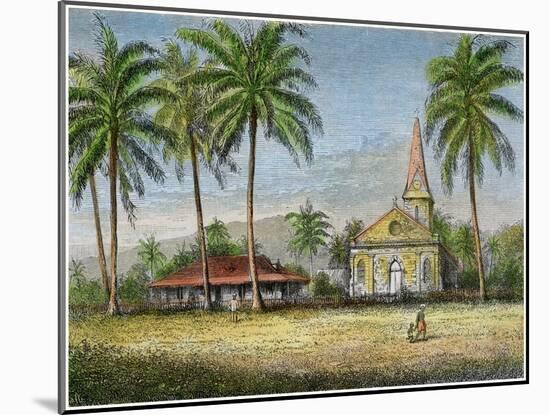 Church, Samoa, C1875-null-Mounted Giclee Print