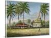 Church, Samoa, C1875-null-Stretched Canvas