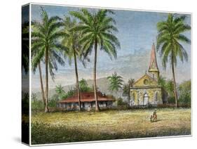 Church, Samoa, C1875-null-Stretched Canvas