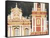 Church San Francisco. Town of Salta, located in the foothills of the Andes. Argentina-Martin Zwick-Framed Stretched Canvas