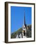 Church San Vigilio. Moena in valley Val di Fassa in the Dolomites. Italy.-Martin Zwick-Framed Photographic Print