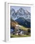 Church Sankt Magdalena, Villnoess Valley. Geisler Mountains. Italy-Martin Zwick-Framed Photographic Print