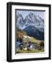 Church Sankt Magdalena, Villnoess Valley. Geisler Mountains. Italy-Martin Zwick-Framed Photographic Print