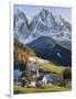 Church Sankt Magdalena, Villnoess Valley. Geisler Mountains. Italy-Martin Zwick-Framed Photographic Print