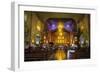 Church Service in the Colonial Spanish Baclayon Church in Bohol, Philippines, Southeast Asia, Asia-Michael Runkel-Framed Photographic Print