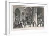 Church Service, Plymouth-Thomas Allom-Framed Art Print