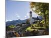 Church St. Johannes der Taufer. Village Grainau near Garmisch-Partenkirchen, Germany-Martin Zwick-Mounted Photographic Print