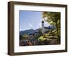 Church St. Johannes der Taufer. Village Grainau near Garmisch-Partenkirchen, Germany-Martin Zwick-Framed Photographic Print