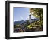 Church St. Johannes der Taufer. Village Grainau near Garmisch-Partenkirchen, Germany-Martin Zwick-Framed Photographic Print