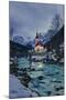 Church St Sebastian in Ramsau-Stefan Sassenrath-Mounted Premium Photographic Print