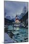 Church St Sebastian in Ramsau-Stefan Sassenrath-Mounted Photographic Print