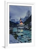 Church St Sebastian in Ramsau-Stefan Sassenrath-Framed Photographic Print