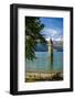 Church Steeple, 'Reschensee' (Lake Reschen), Comune of Graun, South Tyrol-Frina-Framed Photographic Print