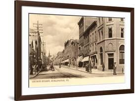 Church Street, Burlington, Vermont-null-Framed Premium Giclee Print