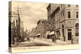 Church Street, Burlington, Vermont-null-Stretched Canvas