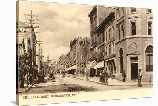 Church Street, Burlington, Vermont-null-Stretched Canvas