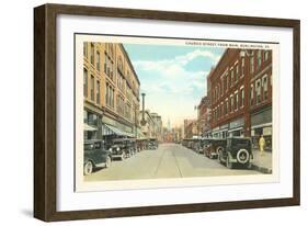 Church Street, Burlington, Vermont-null-Framed Art Print