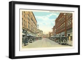 Church Street, Burlington, Vermont-null-Framed Art Print