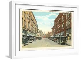 Church Street, Burlington, Vermont-null-Framed Art Print