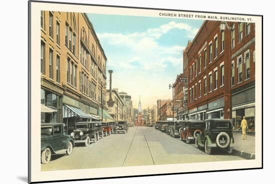 Church Street, Burlington, Vermont-null-Mounted Art Print