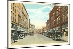 Church Street, Burlington, Vermont-null-Mounted Art Print