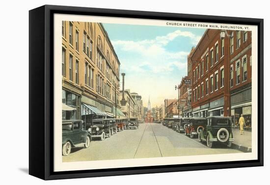 Church Street, Burlington, Vermont-null-Framed Stretched Canvas