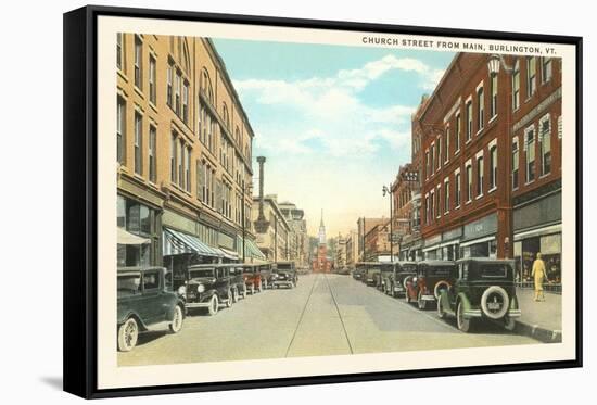 Church Street, Burlington, Vermont-null-Framed Stretched Canvas