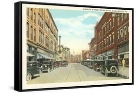 Church Street, Burlington, Vermont-null-Framed Stretched Canvas