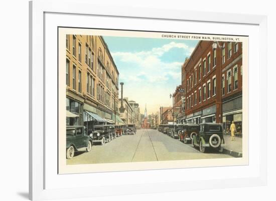Church Street, Burlington, Vermont-null-Framed Premium Giclee Print