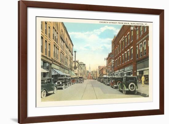 Church Street, Burlington, Vermont-null-Framed Premium Giclee Print