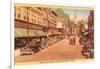 Church Street Business District, Burlington, Vermont-null-Framed Art Print