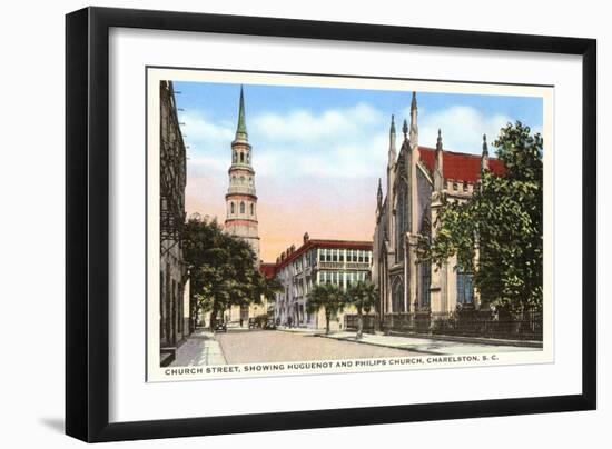 Church Street, Charleston, South Carolina-null-Framed Art Print