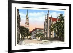 Church Street, Charleston, South Carolina-null-Framed Art Print