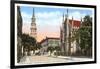 Church Street, Charleston, South Carolina-null-Framed Art Print