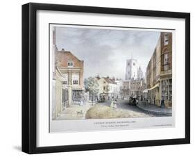 Church Street, Hackney, London, 1835-Day & Haghe-Framed Giclee Print