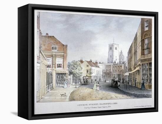 Church Street, Hackney, London, 1835-Day & Haghe-Framed Stretched Canvas