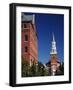 Church Street Marketplace, Burlington, Vermont, USA-Walter Bibikow-Framed Photographic Print