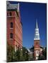 Church Street Marketplace, Burlington, Vermont, USA-Walter Bibikow-Mounted Photographic Print