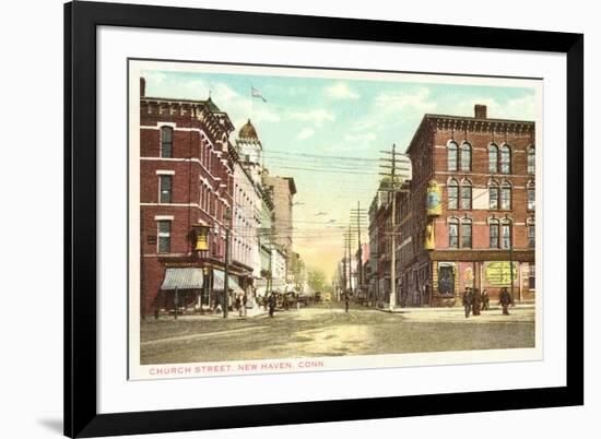 Church Street, New Haven, Connecticut-null-Framed Premium Giclee Print