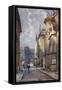 Church Street, Windsor-Charles Edwin Flower-Framed Stretched Canvas