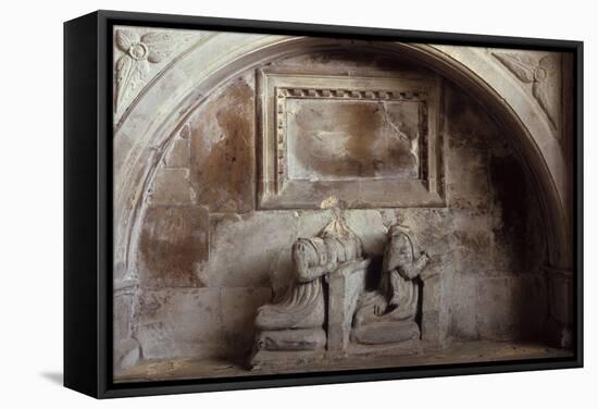 Church Tomb-Den Reader-Framed Stretched Canvas