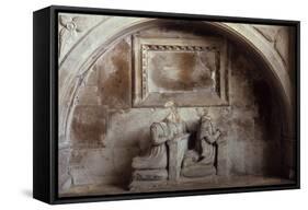 Church Tomb-Den Reader-Framed Stretched Canvas