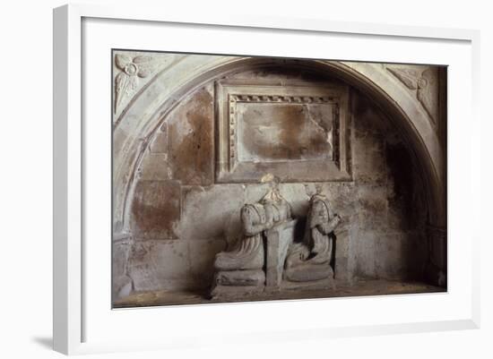 Church Tomb-Den Reader-Framed Photographic Print