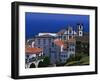 Church Tower Dominates the Town of Nordeste on the Island of Sao Miguel, Azores-William Gray-Framed Photographic Print