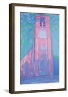 Church Tower in Zeeland-Piet Mondrian-Framed Premium Giclee Print