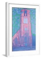 Church Tower in Zeeland-Piet Mondrian-Framed Premium Giclee Print