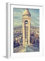 Church, Tower, Paris, France-Sebastien Lory-Framed Photographic Print
